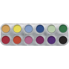 Grimas Eyeshadow & Rouge Palette Matte / Szemhéjfesték & Pirosító Paletta Matt 12 x 2 gr, GEYRO-RA
